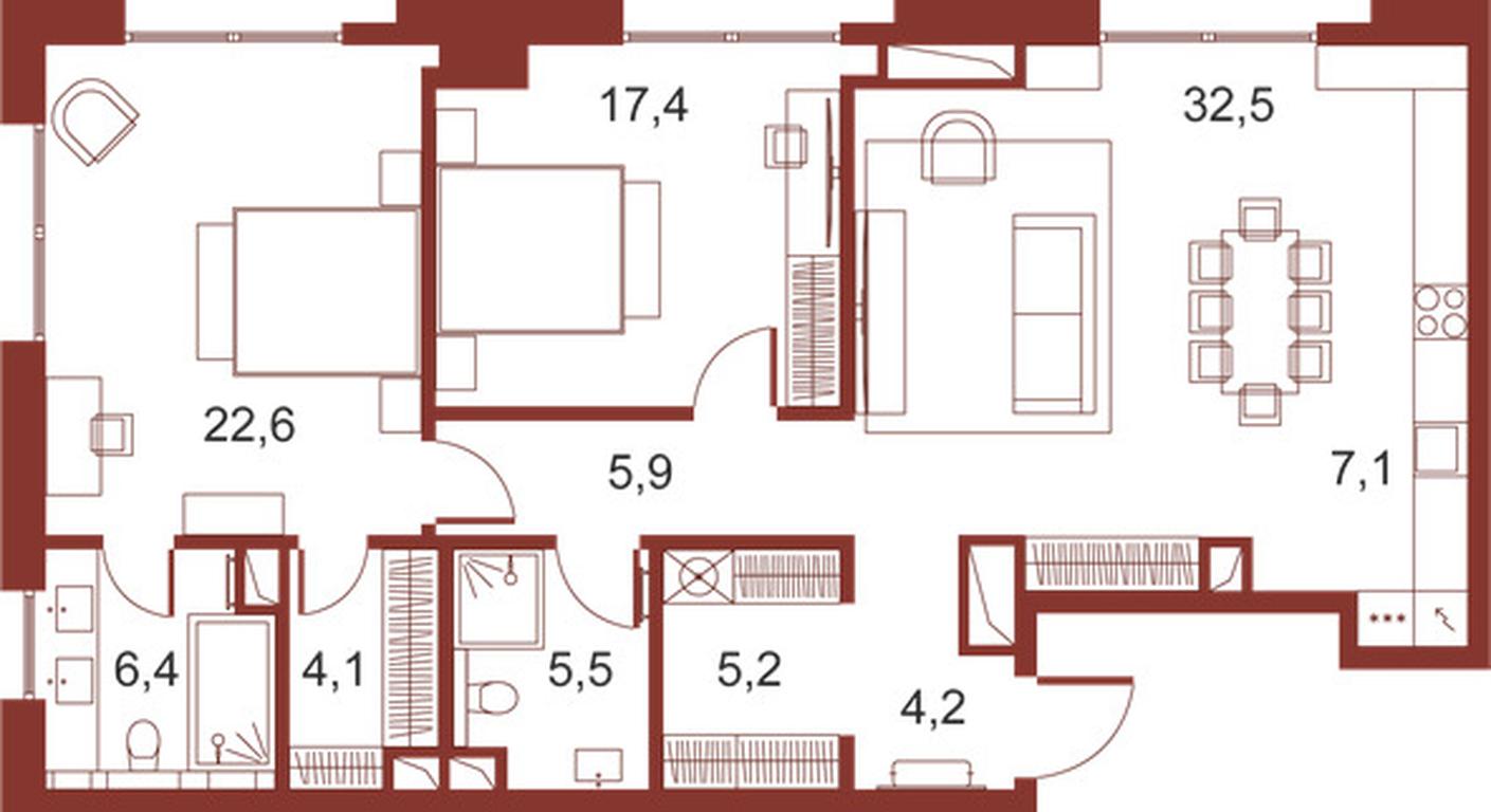 Продажа 2-комн. квартиры, 112,4 м² в ЖК «Сервисные резиденции в клубных особняках «Ильинка 3/8»», улица Ильинка, 3/8с4, Москва, Россия #1 Продажа 2-комн. квартиры, 112,4 м² в ЖК «Сервисные резиденции в клубных особняках «Ильинка 3/8»», улица Ильинка, 3/8с4, Москва, Россия #1