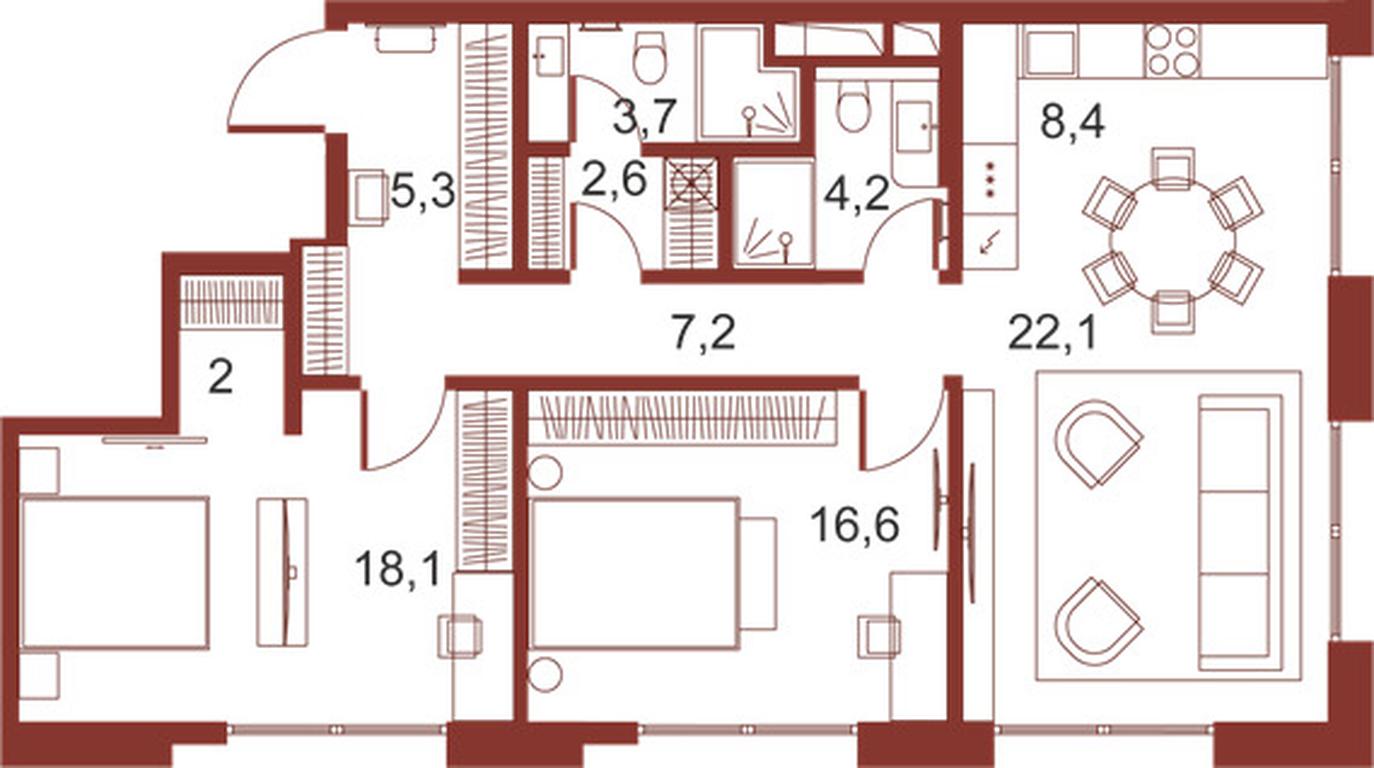 Продажа 1-комн. квартиры, 91,5 м² в ЖК «Сервисные резиденции в клубных особняках «Ильинка 3/8»», улица Ильинка, 3/8с4, Москва, Россия #1 Продажа 1-комн. квартиры, 91,5 м² в ЖК «Сервисные резиденции в клубных особняках «Ильинка 3/8»», улица Ильинка, 3/8с4, Москва, Россия #1