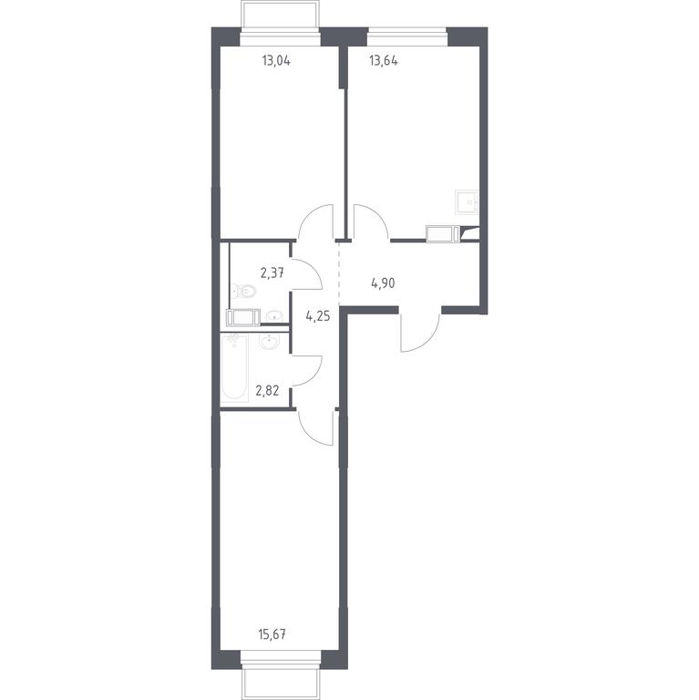 Продажа 1-комн. квартиры, 56 м² в ЖК «Томилино Парк», 1-й квартал, посёлок Жилино-1, городской округ Люберцы, Московская область, Россия #1 Продажа 1-комн. квартиры, 56 м² в ЖК «Томилино Парк», 1-й квартал, посёлок Жилино-1, городской округ Люберцы, Московская область, Россия #1
