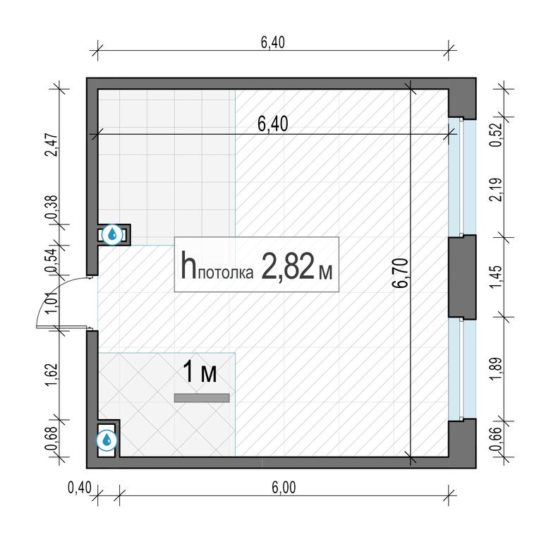 1-BD Apartment Sale, 41.4 sq. m. at Belyi Grad, Tsentralnaya Street, 1, Mytischi, Moscow Region, Russia #2
