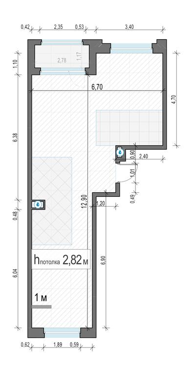2-BD Apartment Sale, 59.4平方米 at Belyi Grad, Tsentralnaya Street, 1, Mytischi, Moscow Region, Russia #2