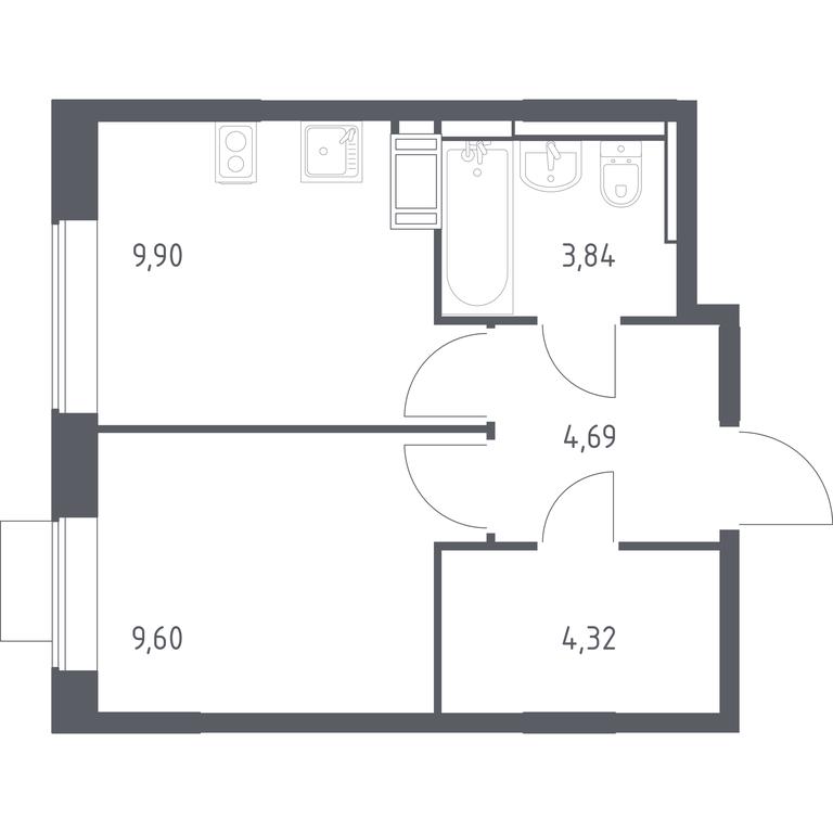 Apartment Sale, 32.35平方米 at Piatnitskie Luga, Pyatnitskoye Highway, 2, derevnya Yurlovo, Solnechnogorsk City District, Moscow Region, Russia #1 Apartment Sale, 32.35平方米 at Piatnitskie Luga, Pyatnitskoye Highway, 2, derevnya Yurlovo, Solnechnogorsk City District, Moscow Region, Russia #1
