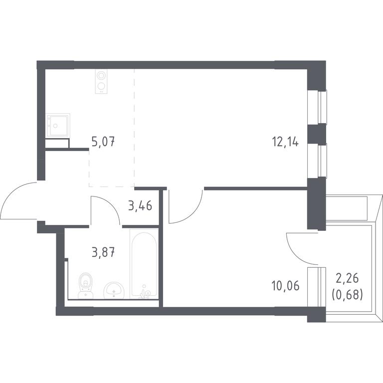 Продажа квартиры, 35,28 м² в ЖК «Егорово Парк», 1-й квартал, посёлок Жилино-1, городской округ Люберцы, Московская область, Россия #1 Продажа квартиры, 35,28 м² в ЖК «Егорово Парк», 1-й квартал, посёлок Жилино-1, городской округ Люберцы, Московская область, Россия #1