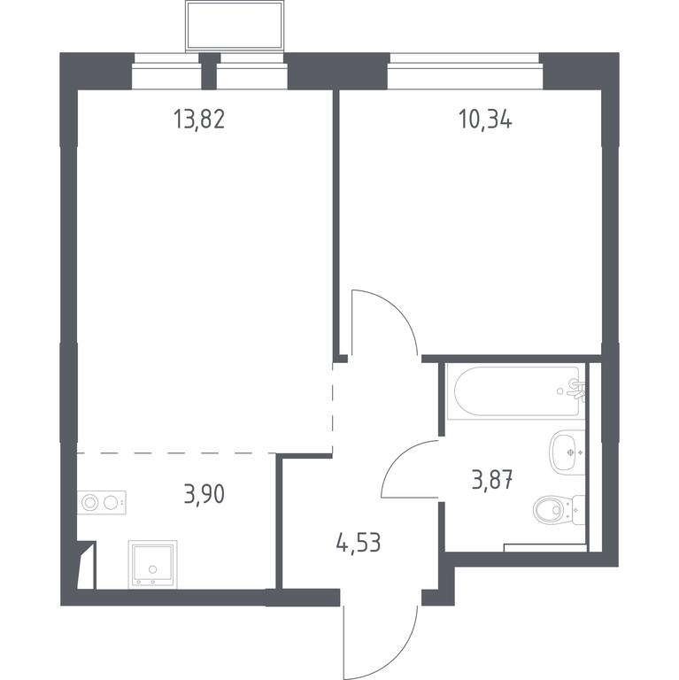 1-BD Apartment Sale, 36.46 sq. m. at Kvartal Saburovo, derevnya Saburovo, 198, Krasnogorsk City District, Moscow Region, Russia #1 1-BD Apartment Sale, 36.46 sq. m. at Kvartal Saburovo, derevnya Saburovo, 198, Krasnogorsk City District, Moscow Region, Russia #1