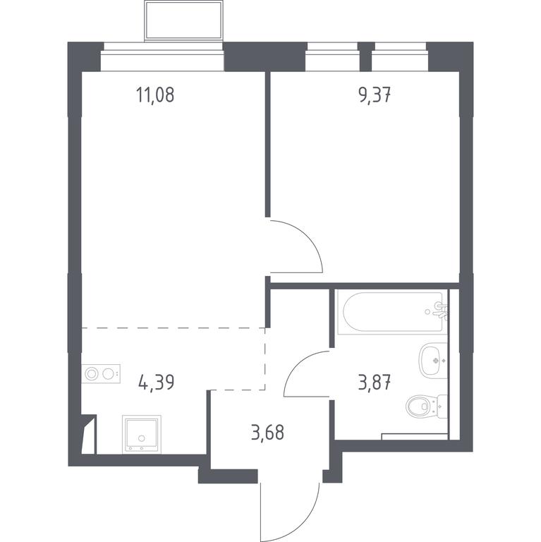 1-BD Apartment Sale, 32.39 sq. m. at Kvartal Saburovo, derevnya Saburovo, 198, Krasnogorsk City District, Moscow Region, Russia #1 1-BD Apartment Sale, 32.39 sq. m. at Kvartal Saburovo, derevnya Saburovo, 198, Krasnogorsk City District, Moscow Region, Russia #1