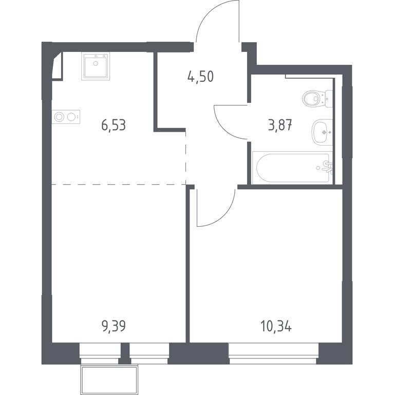 1-BD Apartment Sale, 34.63 sq. m. at Kvartal Saburovo, derevnya Saburovo, 198, Krasnogorsk City District, Moscow Region, Russia #1 1-BD Apartment Sale, 34.63 sq. m. at Kvartal Saburovo, derevnya Saburovo, 198, Krasnogorsk City District, Moscow Region, Russia #1