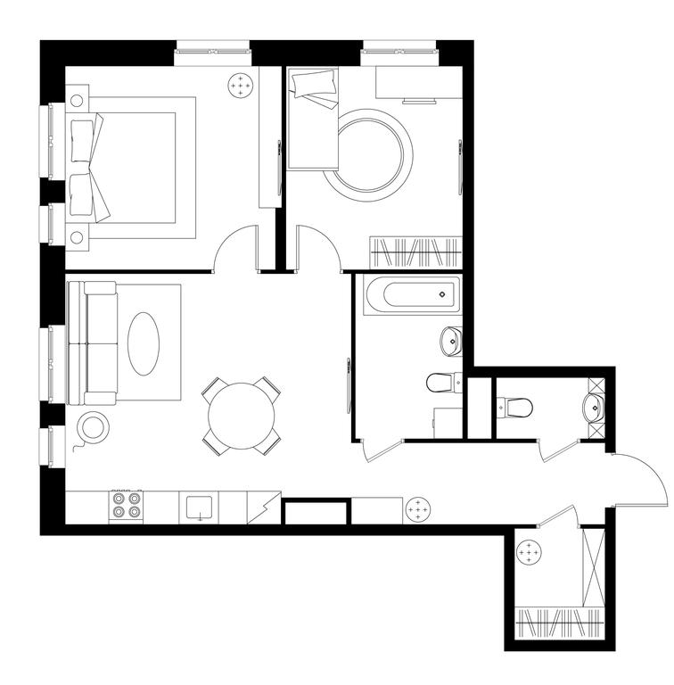 2-BD Apartment Sale, 67 sq. m. at Pervyi Moskovskiy, ulitsa Bianki, 1, Moskovskiy, Moscow, Russia #1