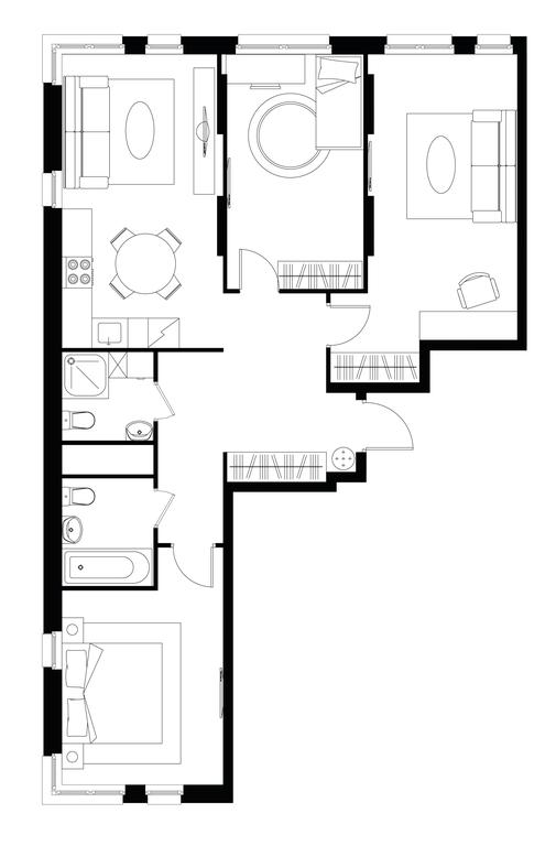 3-BD Apartment Sale, 86.3 sq. m. at Pervyi Moskovskiy, ulitsa Bianki, 1, Moskovskiy, Moscow, Russia #1 3-BD Apartment Sale, 86.3 sq. m. at Pervyi Moskovskiy, ulitsa Bianki, 1, Moskovskiy, Moscow, Russia #1