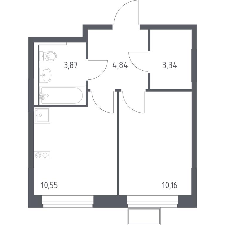 Apartment Sale, 32.76 sq. m. at Kvartal Saburovo, derevnya Saburovo, 198, Krasnogorsk City District, Moscow Region, Russia #1 Apartment Sale, 32.76 sq. m. at Kvartal Saburovo, derevnya Saburovo, 198, Krasnogorsk City District, Moscow Region, Russia #1