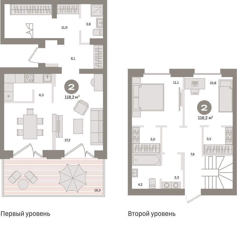 2-BD Apartment Sale, 118.2平方米 at Kvartal Metronom, Tagilskaya Street, Moscow, Russia #1 2-BD Apartment Sale, 118.2平方米 at Kvartal Metronom, Tagilskaya Street, Moscow, Russia #1