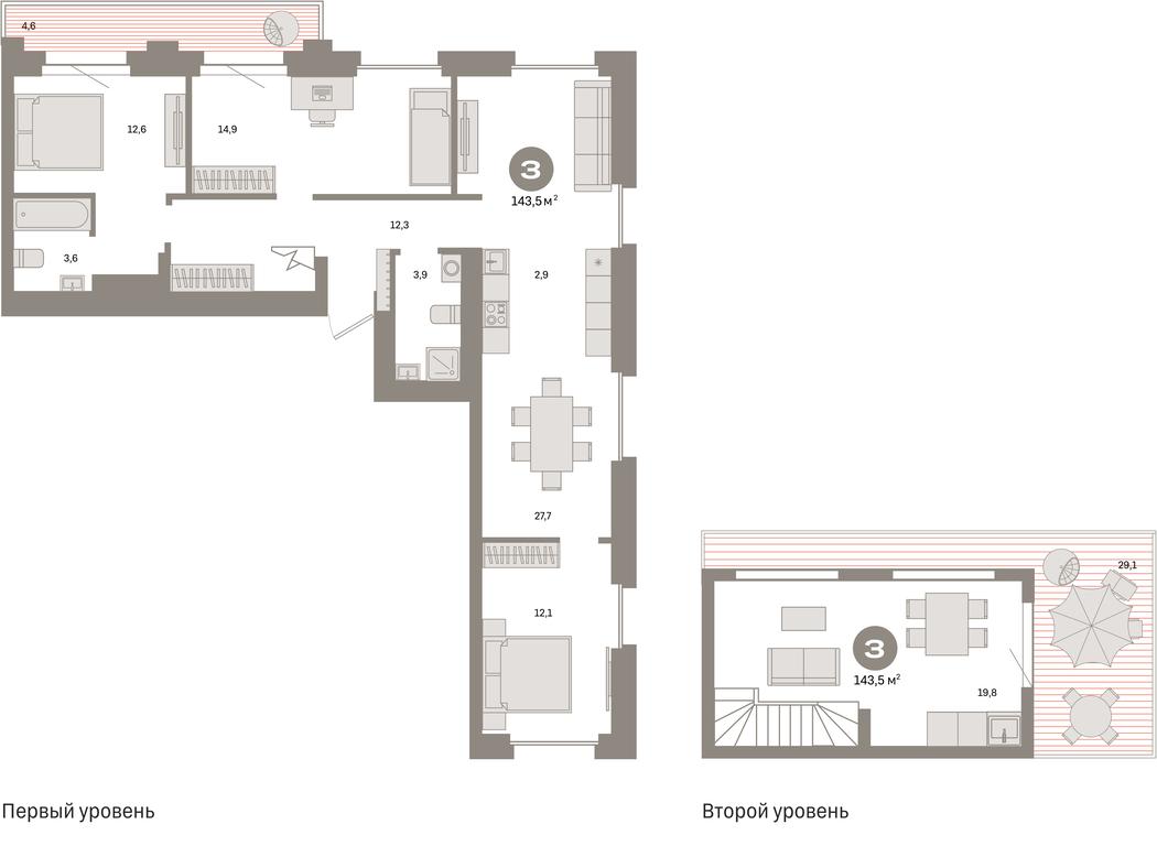 3-BD Apartment Sale, 143.5平方米 at Kvartal Metronom, Tagilskaya Street, Moscow, Russia #1 3-BD Apartment Sale, 143.5平方米 at Kvartal Metronom, Tagilskaya Street, Moscow, Russia #1