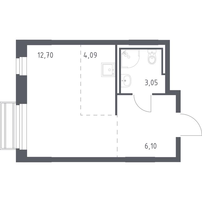 Apartment Sale, 25.7平方米 at Rublevskiy Kvartal, Laykovo Green Quarter, zhiloy kompleks Gorod-sobytiye Laykovo, selo Laykovo, Odintsovskiy City District, Moscow Region, Russia #1 Apartment Sale, 25.7平方米 at Rublevskiy Kvartal, Laykovo Green Quarter, zhiloy kompleks Gorod-sobytiye Laykovo, selo Laykovo, Odintsovskiy City District, Moscow Region, Russia #1