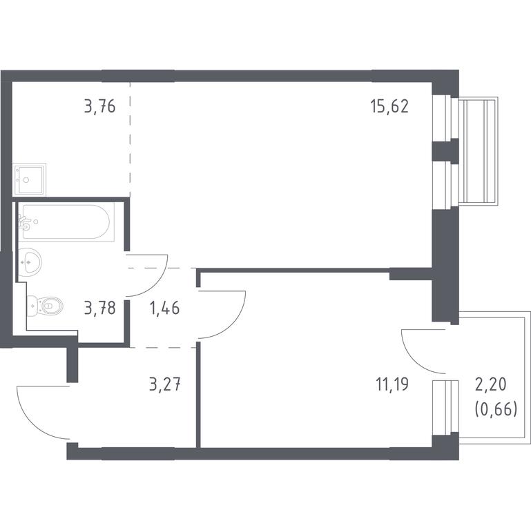 Apartment Sale, 39.74 sq. m. at Rublevskiy Kvartal, Laykovo Green Quarter, zhiloy kompleks Gorod-sobytiye Laykovo, selo Laykovo, Odintsovskiy City District, Moscow Region, Russia #1 Apartment Sale, 39.74 sq. m. at Rublevskiy Kvartal, Laykovo Green Quarter, zhiloy kompleks Gorod-sobytiye Laykovo, selo Laykovo, Odintsovskiy City District, Moscow Region, Russia #1