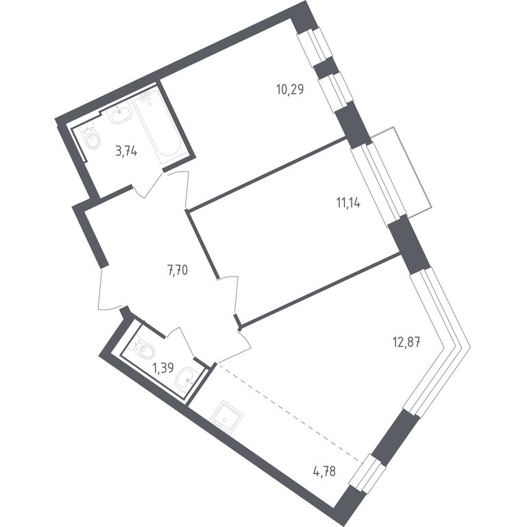 1-BD Apartment Sale, 51.91 sq. m. at Rublevskiy Kvartal, Laykovo Green Quarter, zhiloy kompleks Gorod-sobytiye Laykovo, selo Laykovo, Odintsovskiy City District, Moscow Region, Russia #1 1-BD Apartment Sale, 51.91 sq. m. at Rublevskiy Kvartal, Laykovo Green Quarter, zhiloy kompleks Gorod-sobytiye Laykovo, selo Laykovo, Odintsovskiy City District, Moscow Region, Russia #1