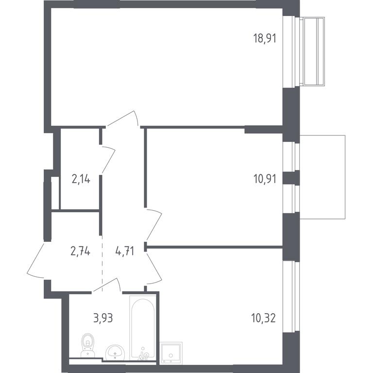 1-BD Apartment Sale, 53.66 sq. m. at Rublevskiy Kvartal, Laykovo Green Quarter, zhiloy kompleks Gorod-sobytiye Laykovo, selo Laykovo, Odintsovskiy City District, Moscow Region, Russia #1 1-BD Apartment Sale, 53.66 sq. m. at Rublevskiy Kvartal, Laykovo Green Quarter, zhiloy kompleks Gorod-sobytiye Laykovo, selo Laykovo, Odintsovskiy City District, Moscow Region, Russia #1