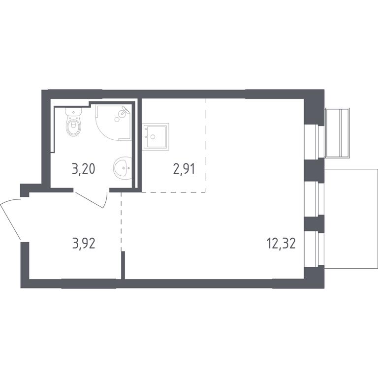Apartment Sale, 22.35 sq. m. at Rublevskiy Kvartal, Laykovo Green Quarter, zhiloy kompleks Gorod-sobytiye Laykovo, selo Laykovo, Odintsovskiy City District, Moscow Region, Russia #1 Apartment Sale, 22.35 sq. m. at Rublevskiy Kvartal, Laykovo Green Quarter, zhiloy kompleks Gorod-sobytiye Laykovo, selo Laykovo, Odintsovskiy City District, Moscow Region, Russia #1