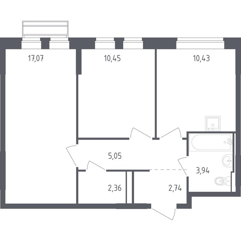 1-BD Apartment Sale, 52.04 sq. m. at Rublevskiy Kvartal, Laykovo Green Quarter, zhiloy kompleks Gorod-sobytiye Laykovo, selo Laykovo, Odintsovskiy City District, Moscow Region, Russia #1 1-BD Apartment Sale, 52.04 sq. m. at Rublevskiy Kvartal, Laykovo Green Quarter, zhiloy kompleks Gorod-sobytiye Laykovo, selo Laykovo, Odintsovskiy City District, Moscow Region, Russia #1