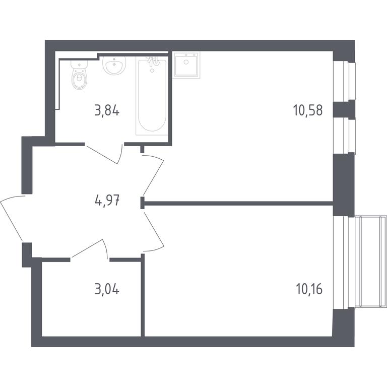 Apartment Sale, 32.59 sq. m. at Rublevskiy Kvartal, Laykovo Green Quarter, zhiloy kompleks Gorod-sobytiye Laykovo, selo Laykovo, Odintsovskiy City District, Moscow Region, Russia #1 Apartment Sale, 32.59 sq. m. at Rublevskiy Kvartal, Laykovo Green Quarter, zhiloy kompleks Gorod-sobytiye Laykovo, selo Laykovo, Odintsovskiy City District, Moscow Region, Russia #1
