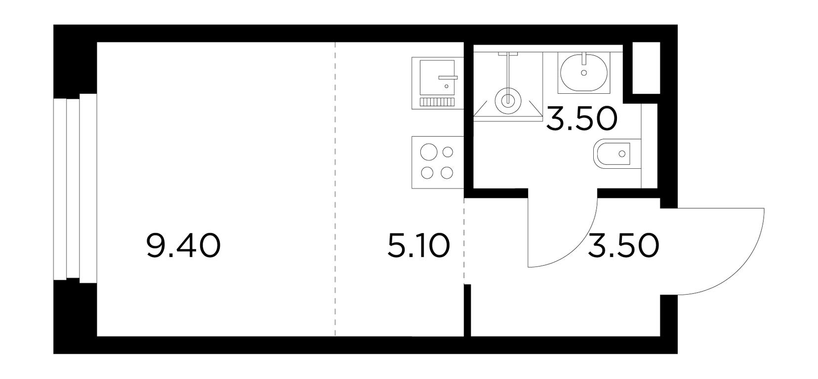Apartment Sale, 21.5平方米 at Belyi Grad, Tsentralnaya Street, 1, Mytischi, Moscow Region, Russia #1 Apartment Sale, 21.5平方米 at Belyi Grad, Tsentralnaya Street, 1, Mytischi, Moscow Region, Russia #1