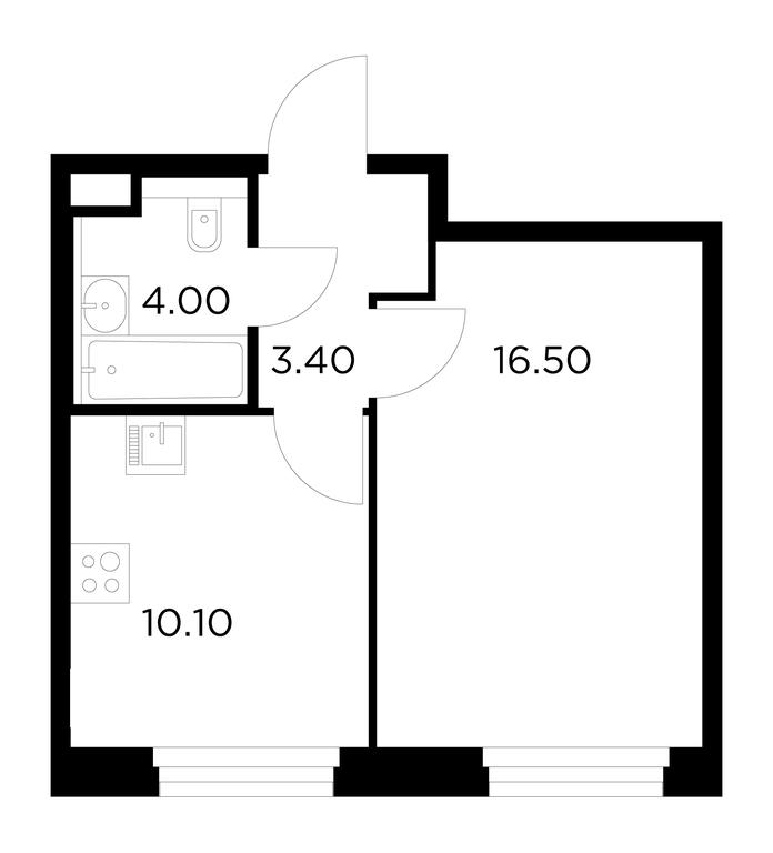 1-BD Apartment Sale, 34平方米 at Belyi Grad, Tsentralnaya Street, 1, Mytischi, Moscow Region, Russia #1 1-BD Apartment Sale, 34平方米 at Belyi Grad, Tsentralnaya Street, 1, Mytischi, Moscow Region, Russia #1
