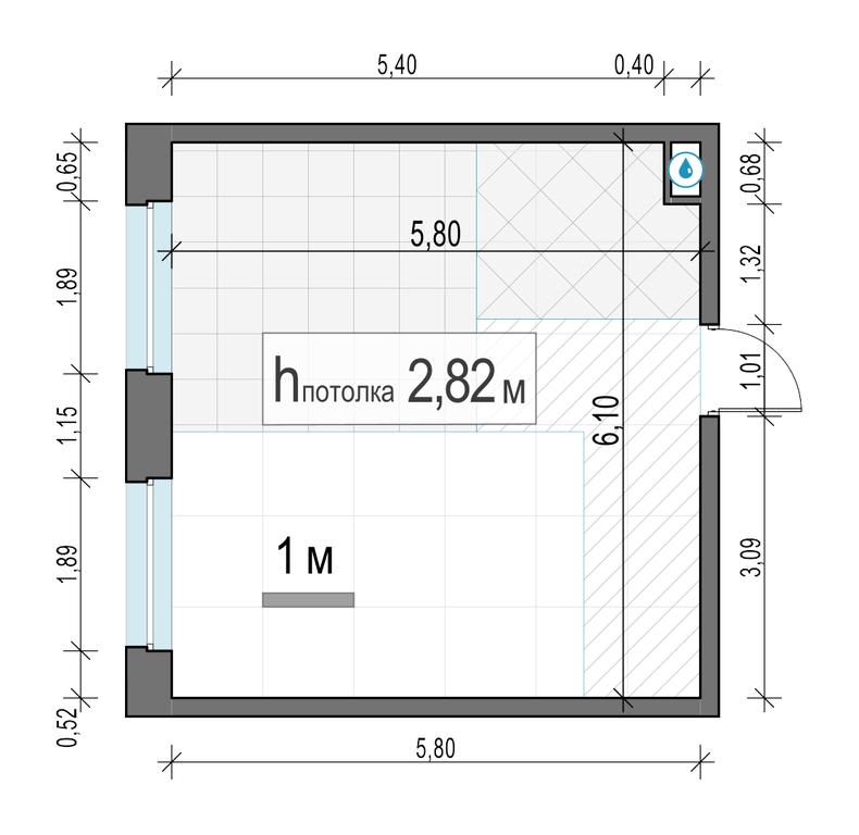 1-BD Apartment Sale, 34平方米 at Belyi Grad, Tsentralnaya Street, 1, Mytischi, Moscow Region, Russia #2 1-BD Apartment Sale, 34平方米 at Belyi Grad, Tsentralnaya Street, 1, Mytischi, Moscow Region, Russia #2
