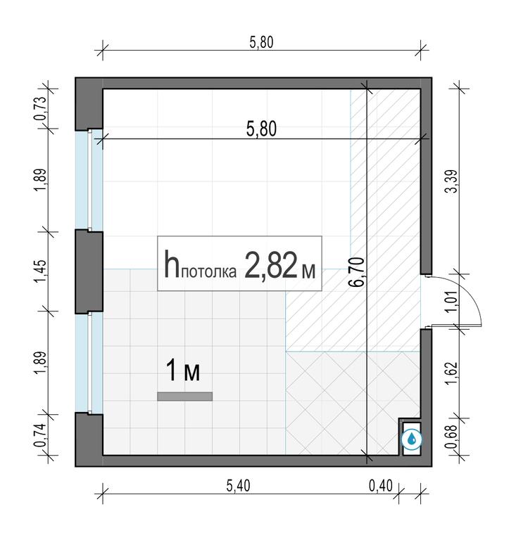 1-BD Apartment Sale, 37.3平方米 at Belyi Grad, Tsentralnaya Street, 1, Mytischi, Moscow Region, Russia #2 1-BD Apartment Sale, 37.3平方米 at Belyi Grad, Tsentralnaya Street, 1, Mytischi, Moscow Region, Russia #2