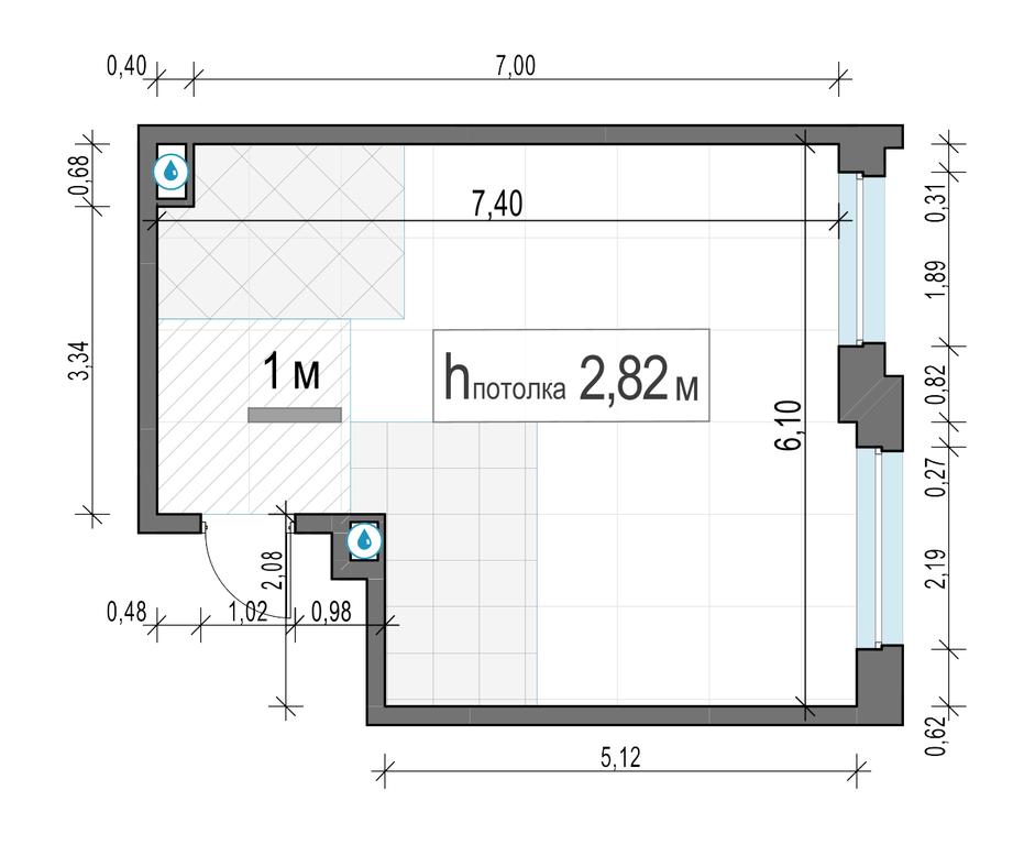 1-BD Apartment Sale, 39.4平方米 at Belyi Grad, Tsentralnaya Street, 1, Mytischi, Moscow Region, Russia #2 1-BD Apartment Sale, 39.4平方米 at Belyi Grad, Tsentralnaya Street, 1, Mytischi, Moscow Region, Russia #2