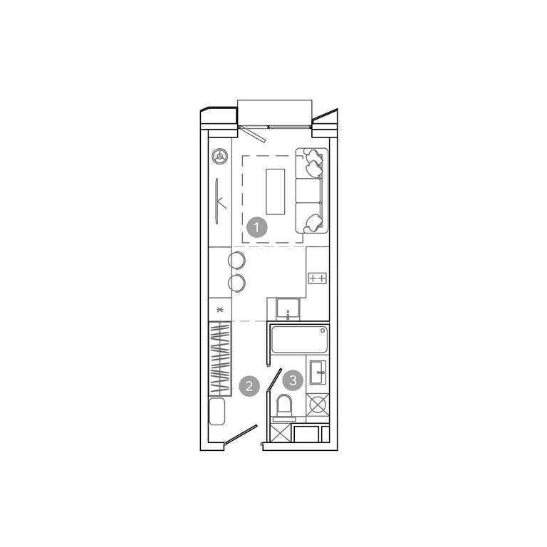 Apartment Sale, 22.7平方米 at UNO.Sokolinaya Gora, 8th Sokolinoy Gory Street, 26, Moscow, Russia #1 Apartment Sale, 22.7平方米 at UNO.Sokolinaya Gora, 8th Sokolinoy Gory Street, 26, Moscow, Russia #1