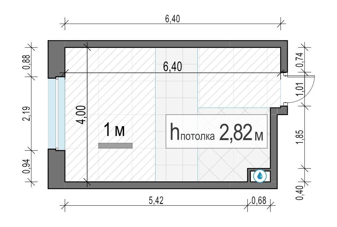 Apartment Sale, 24.1平方米 at Belyi Grad, Tsentralnaya Street, 1, Mytischi, Moscow Region, Russia #2