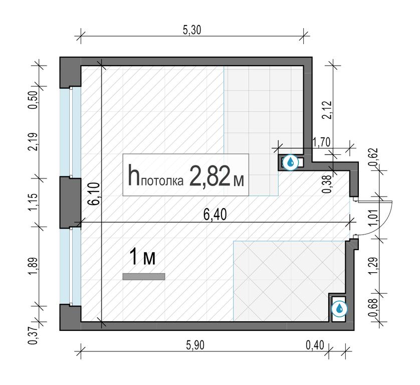 1-BD Apartment Sale, 34.9 sq. m. at Belyi Grad, Tsentralnaya Street, 1, Mytischi, Moscow Region, Russia #2 1-BD Apartment Sale, 34.9 sq. m. at Belyi Grad, Tsentralnaya Street, 1, Mytischi, Moscow Region, Russia #2