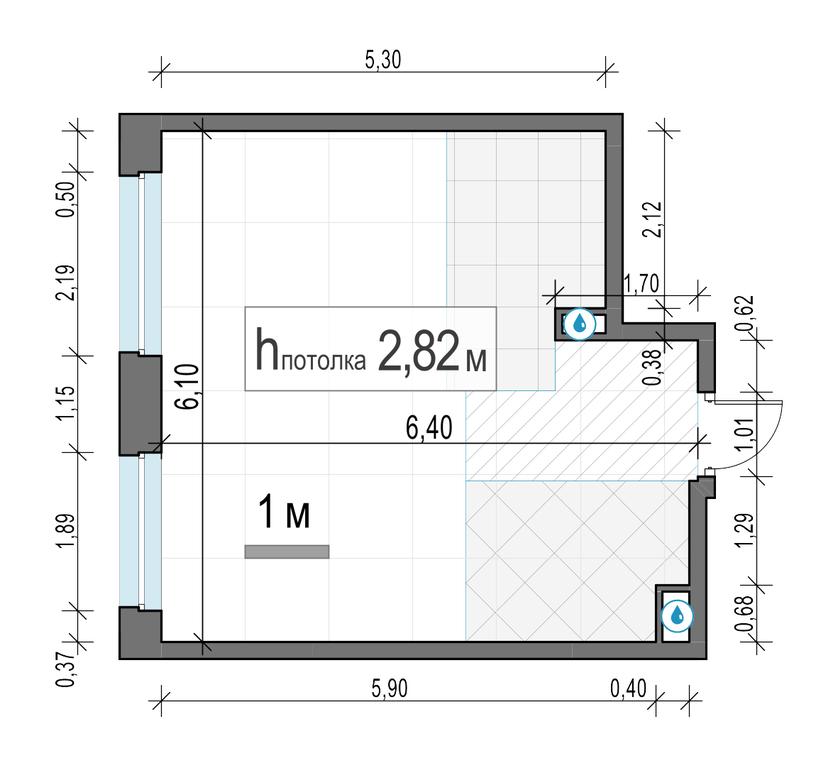 1-BD Apartment Sale, 34.9平方米 at Belyi Grad, Tsentralnaya Street, 1, Mytischi, Moscow Region, Russia #2 1-BD Apartment Sale, 34.9平方米 at Belyi Grad, Tsentralnaya Street, 1, Mytischi, Moscow Region, Russia #2