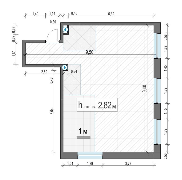 2-BD Apartment Sale, 65.1 sq. m. at Belyi Grad, Tsentralnaya Street, 1, Mytischi, Moscow Region, Russia #2