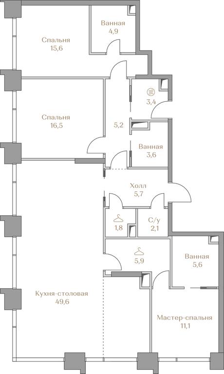 3-BD Apartment Sale, 131 sq. m. at Luzhniki Collection, Luzhnetskaya Embankment, 2/4с17, Moscow, Russia #1 3-BD Apartment Sale, 131 sq. m. at Luzhniki Collection, Luzhnetskaya Embankment, 2/4с17, Moscow, Russia #1