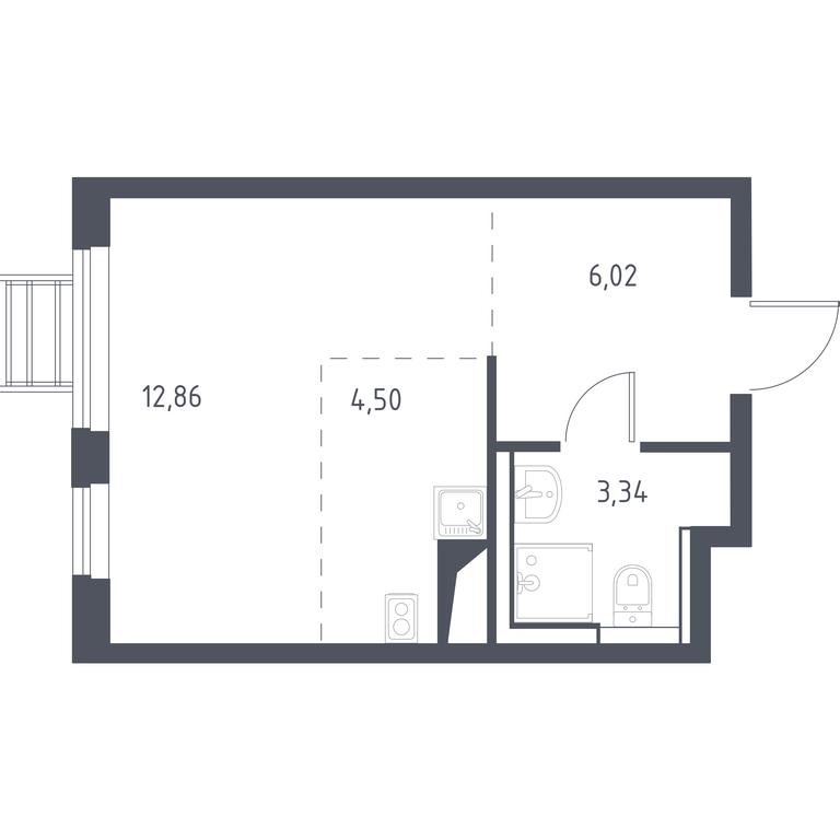 Apartment Sale, 26.4 sq. m. at Prigorod Lesnoe, Molodyozhny bulvar, 6, derevnya Misaylovo, Leninskiy City District, Moscow Region, Russia #1 Apartment Sale, 26.4 sq. m. at Prigorod Lesnoe, Molodyozhny bulvar, 6, derevnya Misaylovo, Leninskiy City District, Moscow Region, Russia #1