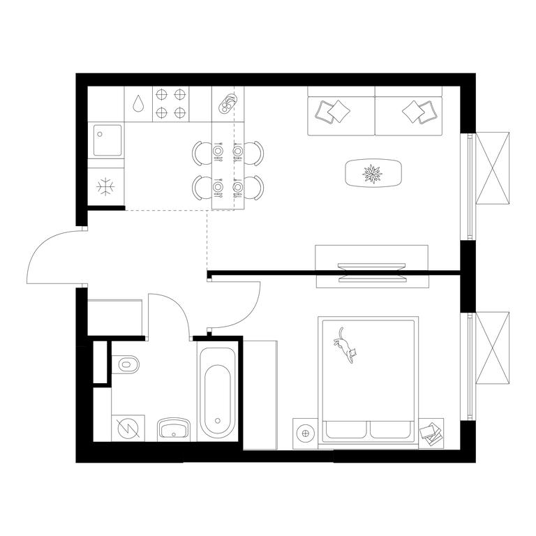 1-BD Apartment Sale, 36 sq. m. at Salarevo Park, Salaryevskaya Street, 8к1, Moskovskiy Settlement, Moscow, Russia #1 1-BD Apartment Sale, 36 sq. m. at Salarevo Park, Salaryevskaya Street, 8к1, Moskovskiy Settlement, Moscow, Russia #1