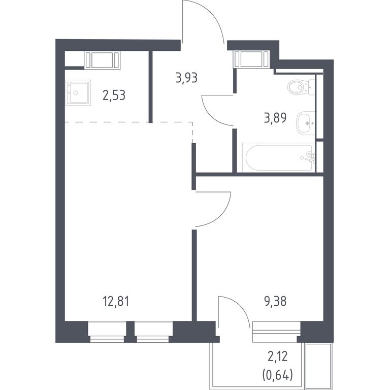 Apartment Sale, 33.18 sq. m. at Bolshoe Putilkovo, Prostornaya ulitsa, 1, Putilkovo Village, Krasnogorsk City District, Moscow Region, Russia #1 Apartment Sale, 33.18 sq. m. at Bolshoe Putilkovo, Prostornaya ulitsa, 1, Putilkovo Village, Krasnogorsk City District, Moscow Region, Russia #1