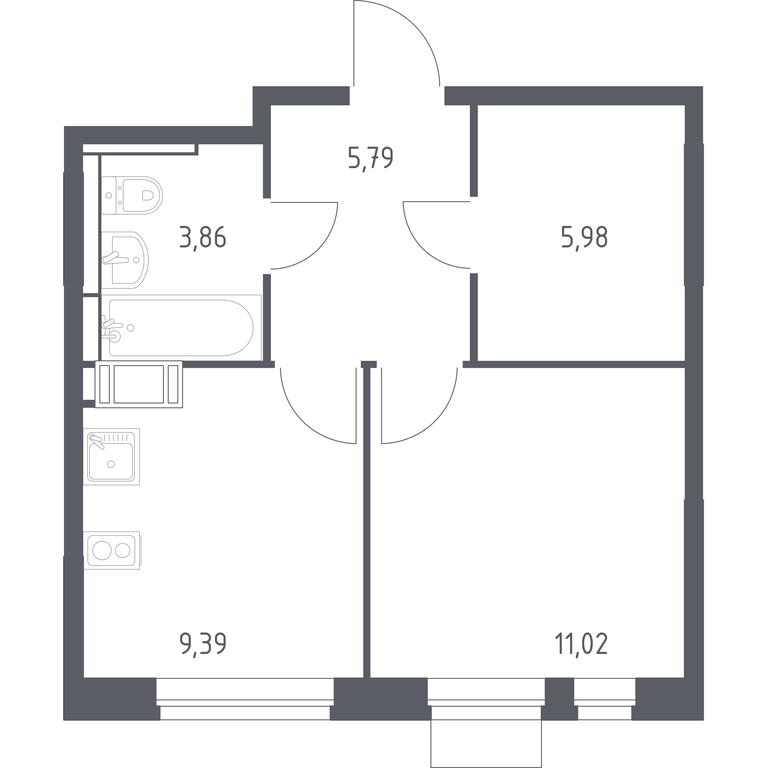 Apartment Sale, 36.04平方米 at Piatnitskie Luga, Pyatnitskoye Highway, 2, derevnya Yurlovo, Solnechnogorsk City District, Moscow Region, Russia #1 Apartment Sale, 36.04平方米 at Piatnitskie Luga, Pyatnitskoye Highway, 2, derevnya Yurlovo, Solnechnogorsk City District, Moscow Region, Russia #1