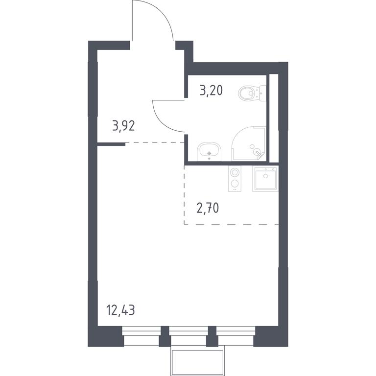 Apartment Sale, 22.2 sq. m. at Kvartal Ivakino, kvartal Ivakino, mikrorayon Klyazma-Starbeyevo, Khimki, Moscow Region, Russia #1 Apartment Sale, 22.2 sq. m. at Kvartal Ivakino, kvartal Ivakino, mikrorayon Klyazma-Starbeyevo, Khimki, Moscow Region, Russia #1