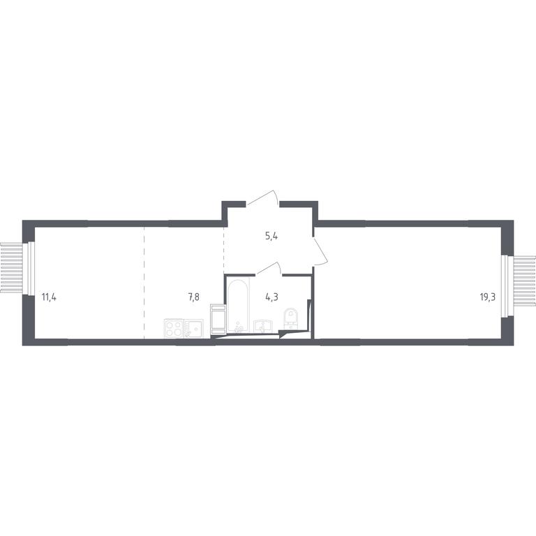 Apartment Sale, 47.3 sq. m. at Mytishchi Park, Silikatnaya ulitsa, 41к3, Mytischi, Moscow Region, Russia #1 Apartment Sale, 47.3 sq. m. at Mytishchi Park, Silikatnaya ulitsa, 41к3, Mytischi, Moscow Region, Russia #1