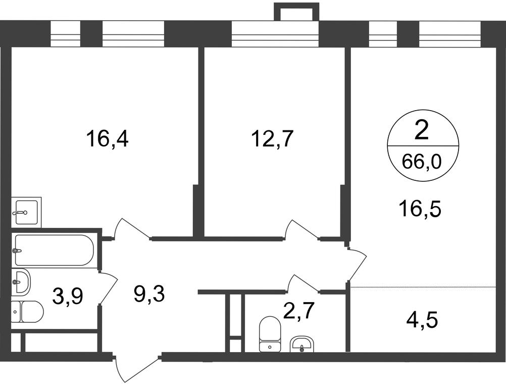 2-BD Apartment Sale, 66 sq. m. at Pervyi Moskovskiy, ulitsa Bianki, 1, Moskovskiy, Moscow, Russia #1 2-BD Apartment Sale, 66 sq. m. at Pervyi Moskovskiy, ulitsa Bianki, 1, Moskovskiy, Moscow, Russia #1