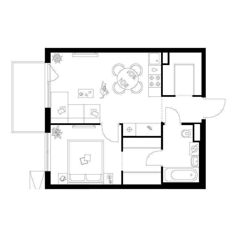 1-BD Apartment Sale, 42.6平方米 at Kavkazskiy Bulvar 51, Kavkazsky Boulevard, 51с3, Moscow, Russia #1 1-BD Apartment Sale, 42.6平方米 at Kavkazskiy Bulvar 51, Kavkazsky Boulevard, 51с3, Moscow, Russia #1