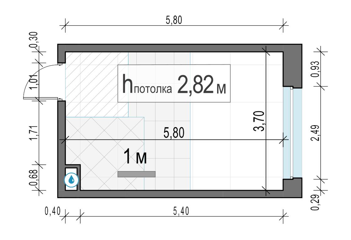 Apartment Sale, 20.7平方米 at Belyi Grad, Tsentralnaya Street, 1, Mytischi, Moscow Region, Russia #2 Apartment Sale, 20.7平方米 at Belyi Grad, Tsentralnaya Street, 1, Mytischi, Moscow Region, Russia #2
