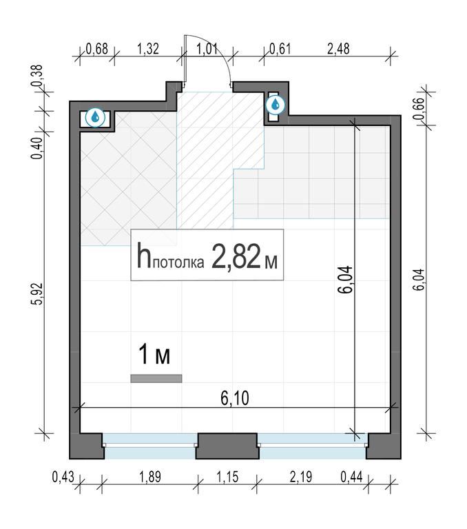 1-BD Apartment Sale, 37.3平方米 at Belyi Grad, Tsentralnaya Street, 1, Mytischi, Moscow Region, Russia #2 1-BD Apartment Sale, 37.3平方米 at Belyi Grad, Tsentralnaya Street, 1, Mytischi, Moscow Region, Russia #2