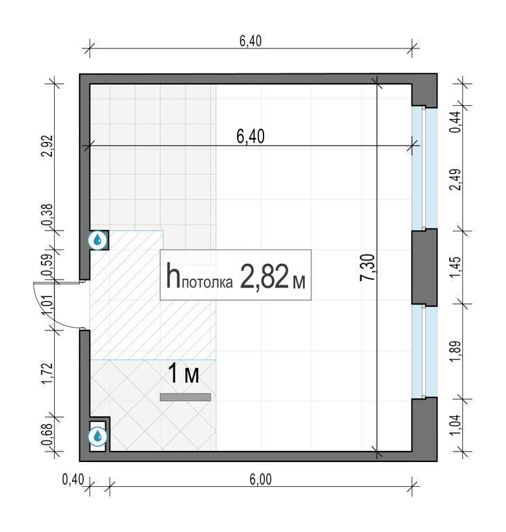 1-BD Apartment Sale, 45.3平方米 at Belyi Grad, Tsentralnaya Street, 1, Mytischi, Moscow Region, Russia #2