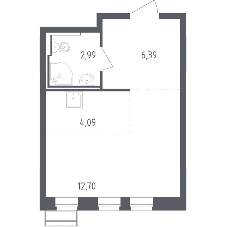 Apartment Sale, 26.17 sq. m. at Rublevskiy Kvartal, Laykovo Green Quarter, zhiloy kompleks Gorod-sobytiye Laykovo, selo Laykovo, Odintsovskiy City District, Moscow Region, Russia #1 Apartment Sale, 26.17 sq. m. at Rublevskiy Kvartal, Laykovo Green Quarter, zhiloy kompleks Gorod-sobytiye Laykovo, selo Laykovo, Odintsovskiy City District, Moscow Region, Russia #1