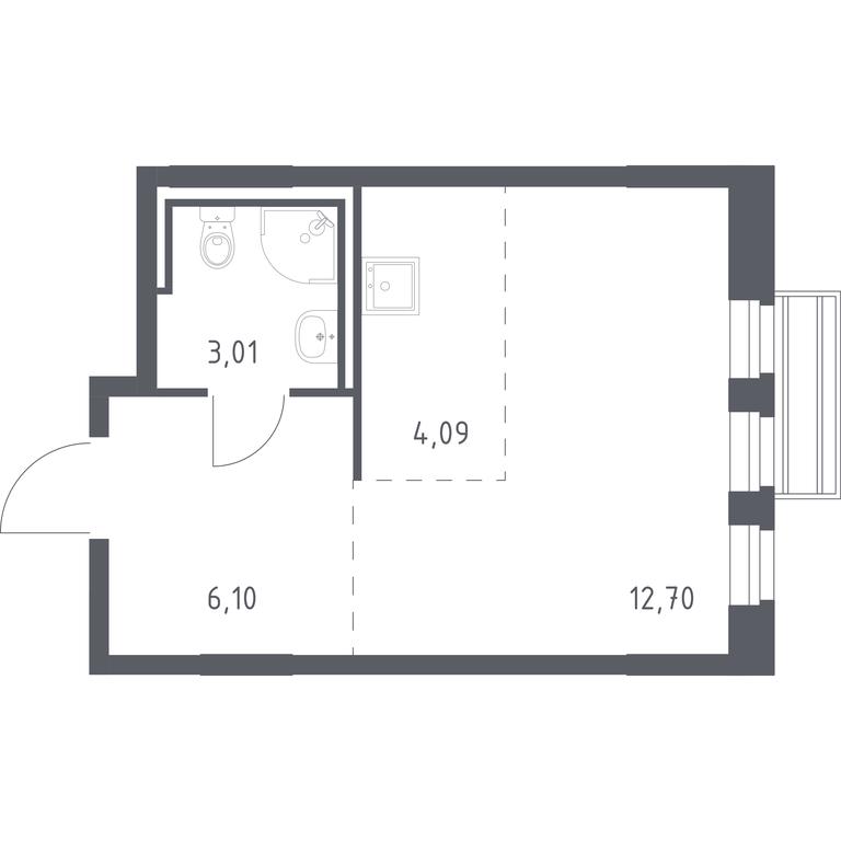 Apartment Sale, 25.9平方米 at Rublevskiy Kvartal, Laykovo Green Quarter, zhiloy kompleks Gorod-sobytiye Laykovo, selo Laykovo, Odintsovskiy City District, Moscow Region, Russia #1 Apartment Sale, 25.9平方米 at Rublevskiy Kvartal, Laykovo Green Quarter, zhiloy kompleks Gorod-sobytiye Laykovo, selo Laykovo, Odintsovskiy City District, Moscow Region, Russia #1