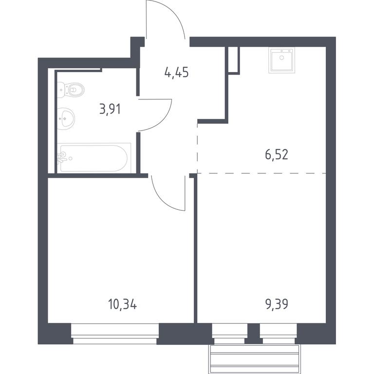 Apartment Sale, 34.61 sq. m. at Rublevskiy Kvartal, Laykovo Green Quarter, zhiloy kompleks Gorod-sobytiye Laykovo, selo Laykovo, Odintsovskiy City District, Moscow Region, Russia #1 Apartment Sale, 34.61 sq. m. at Rublevskiy Kvartal, Laykovo Green Quarter, zhiloy kompleks Gorod-sobytiye Laykovo, selo Laykovo, Odintsovskiy City District, Moscow Region, Russia #1