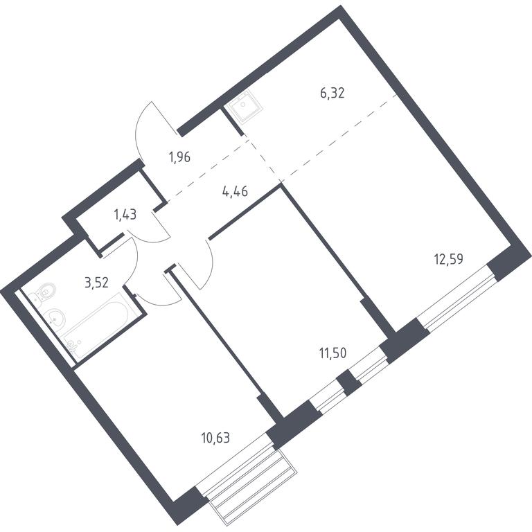 1-BD Apartment Sale, 52.41 sq. m. at Rublevskiy Kvartal, Laykovo Green Quarter, zhiloy kompleks Gorod-sobytiye Laykovo, selo Laykovo, Odintsovskiy City District, Moscow Region, Russia #1 1-BD Apartment Sale, 52.41 sq. m. at Rublevskiy Kvartal, Laykovo Green Quarter, zhiloy kompleks Gorod-sobytiye Laykovo, selo Laykovo, Odintsovskiy City District, Moscow Region, Russia #1