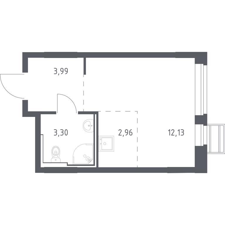 Apartment Sale, 22.38平方米 at Rublevskiy Kvartal, Laykovo Green Quarter, zhiloy kompleks Gorod-sobytiye Laykovo, selo Laykovo, Odintsovskiy City District, Moscow Region, Russia #1 Apartment Sale, 22.38平方米 at Rublevskiy Kvartal, Laykovo Green Quarter, zhiloy kompleks Gorod-sobytiye Laykovo, selo Laykovo, Odintsovskiy City District, Moscow Region, Russia #1