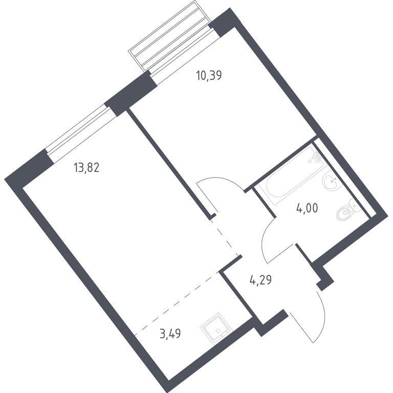 Apartment Sale, 35.99 sq. m. at Rublevskiy Kvartal, Laykovo Green Quarter, zhiloy kompleks Gorod-sobytiye Laykovo, selo Laykovo, Odintsovskiy City District, Moscow Region, Russia #1 Apartment Sale, 35.99 sq. m. at Rublevskiy Kvartal, Laykovo Green Quarter, zhiloy kompleks Gorod-sobytiye Laykovo, selo Laykovo, Odintsovskiy City District, Moscow Region, Russia #1